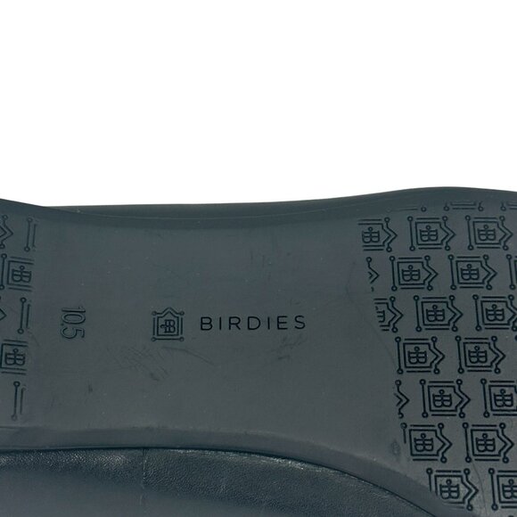 BIRDIES Limited Edition VOTE Black Leather Loafers Flats Womens 10.5 Rare NWOB - Picture 11 of 12